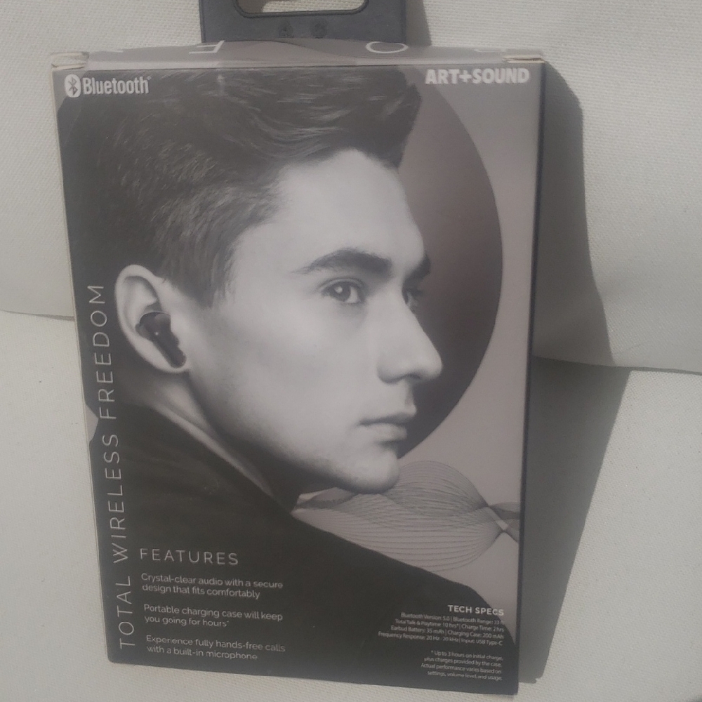 💜ART+SOUND 10-Hr. Bluetooth Wireless Earbuds